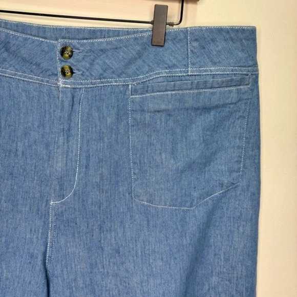 Anthrologie Pilcro High-Rise Wide-Leg Trouser Jeans Size 22W - Picture 9 of 15